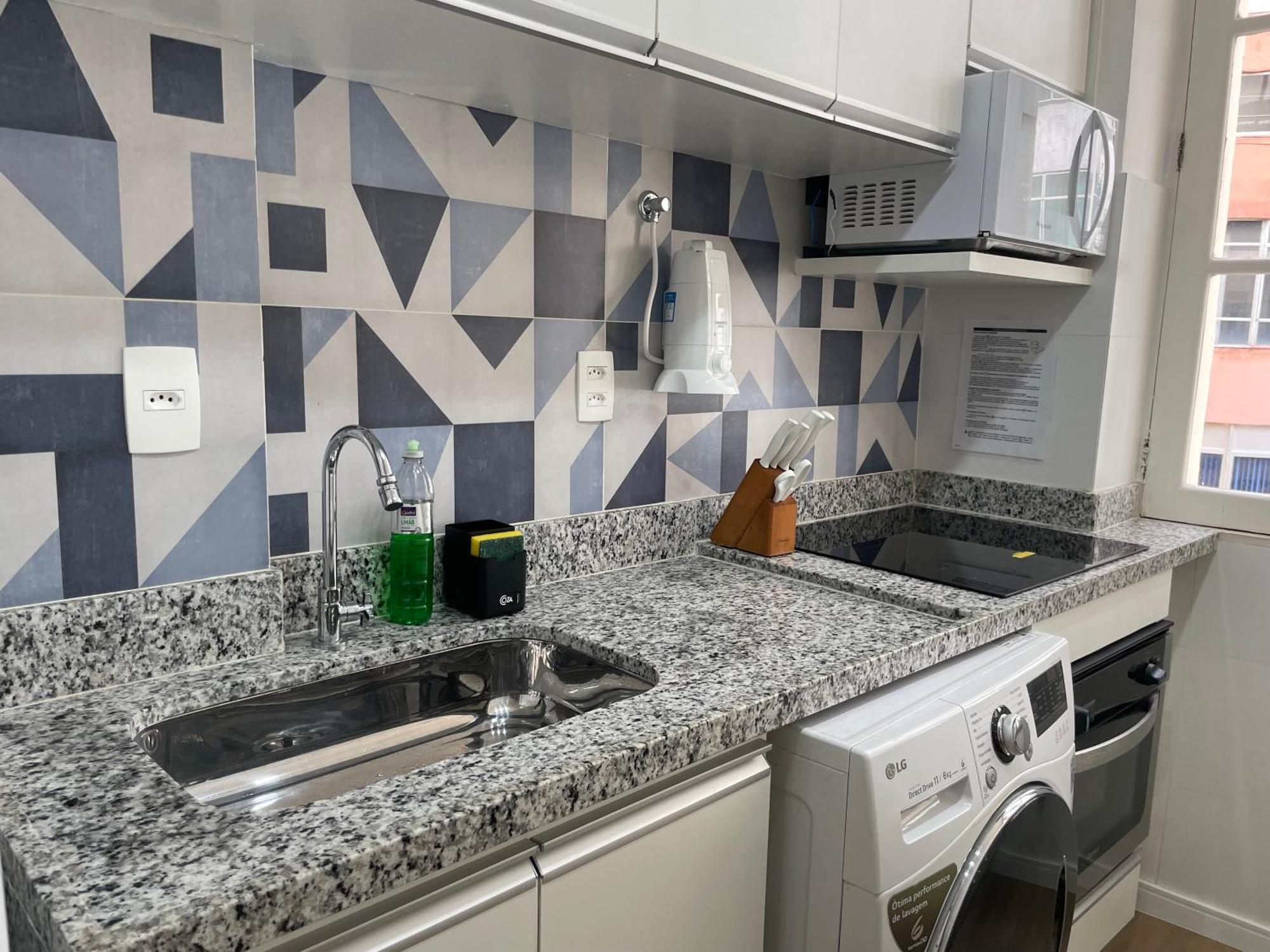 Cinelandia Art Deco - 2qts Ao Lado Do Metro, Wifi E Cozinha Completa Appartamento